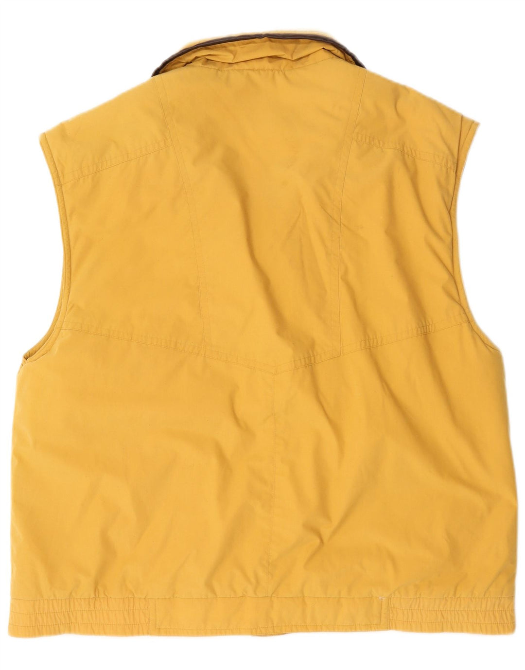 Gilet vintage pentru bărbați, UK 42 XL, poliester galben