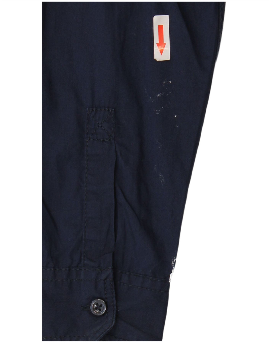 Cămașă cu grafică BENETTON pentru băieți 8-9 ani mare din bumbac bleumarin