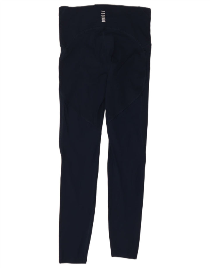 Leggings cu grafică Under Armour pentru femei UK 12 Medium Bleumarin Poliester
