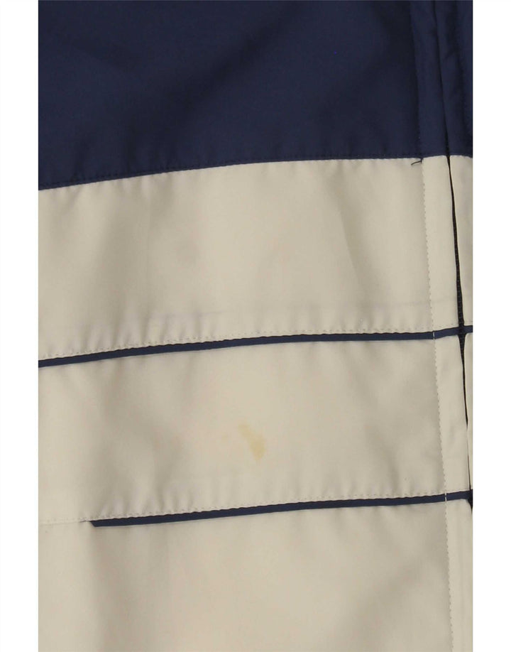 Jachetă de top pentru trening supradimensionată Adidas pentru femei UK 16, mare, alb, color block