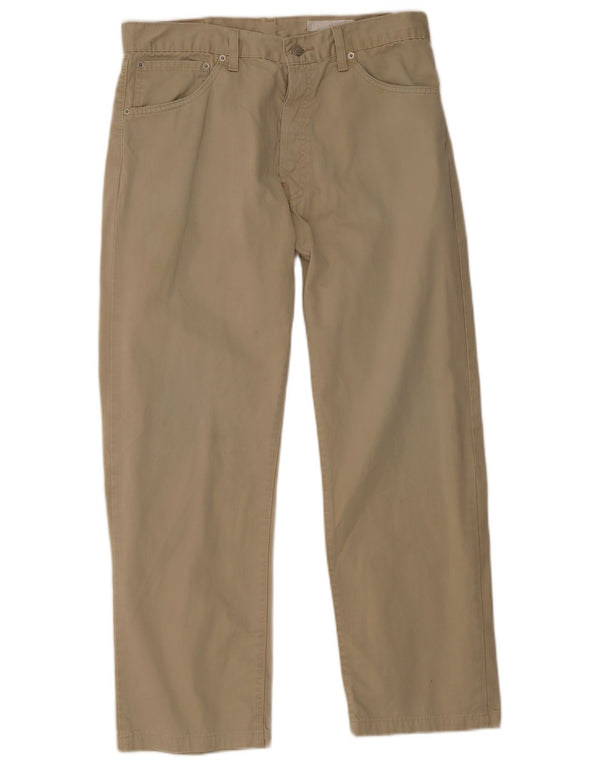 Pantaloni casual drepti pentru bărbați Levi's 551 W36 L28 bumbac bej