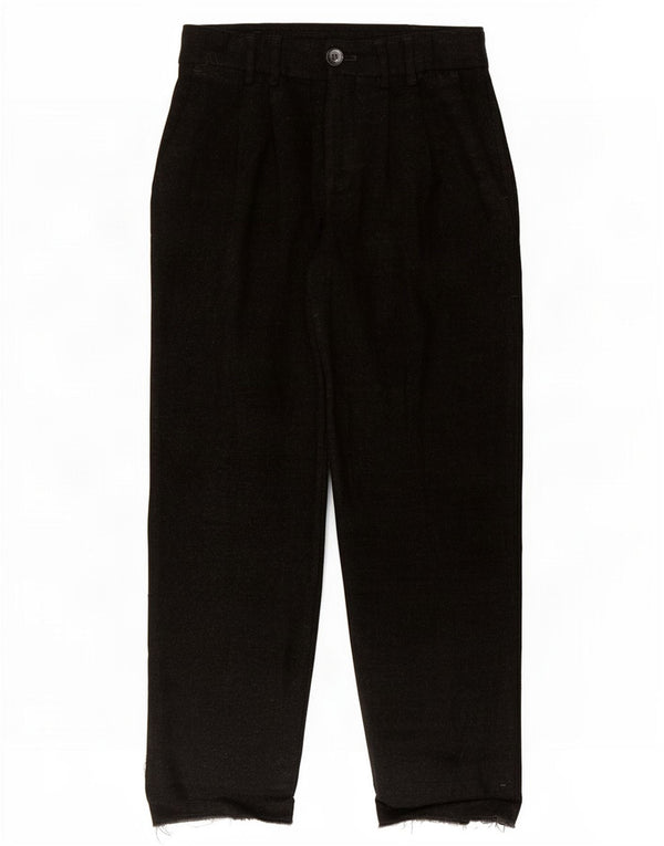 Pantaloni casual pentru femei Zara cu talie înaltă XS W24 L25 Negri