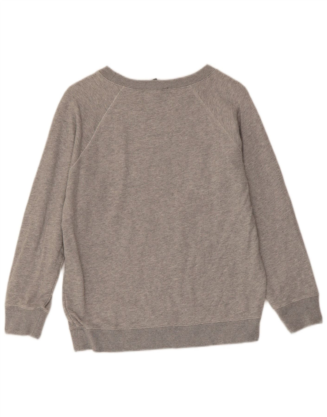 J. CREW Pulover cu grafic pentru femei UK 10 Bumbac gri mic