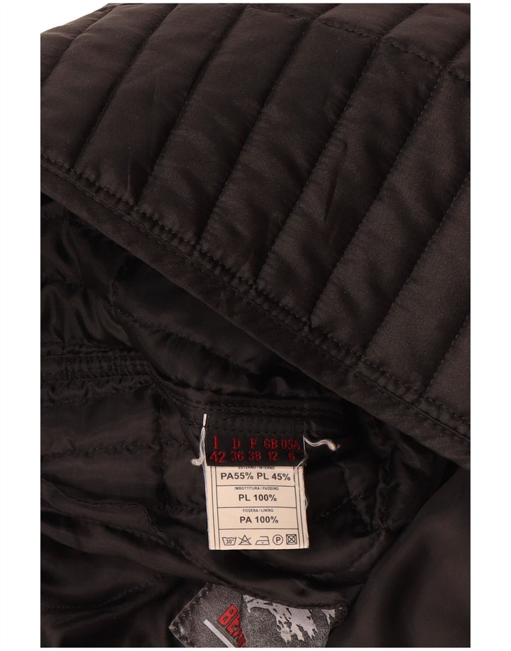 Chateu Beau Cedre Gilet matlasat pentru femei UK 12 Medium Black Polyamide