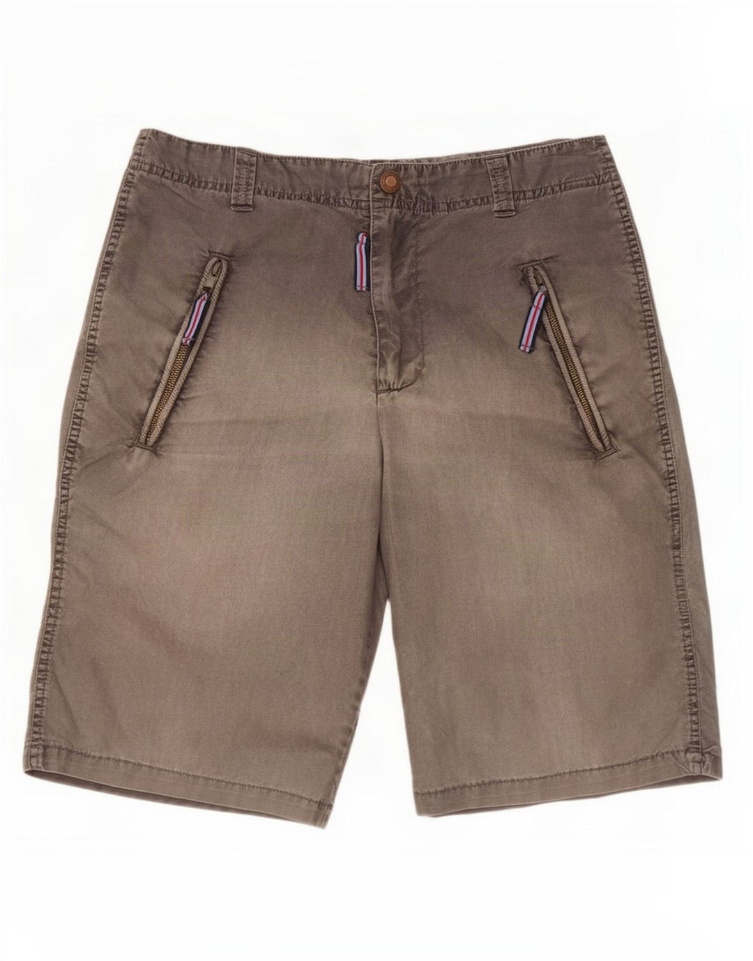 Pantaloni scurți chino pentru bărbați Zara EU 38 Small W30 Gri Poliester