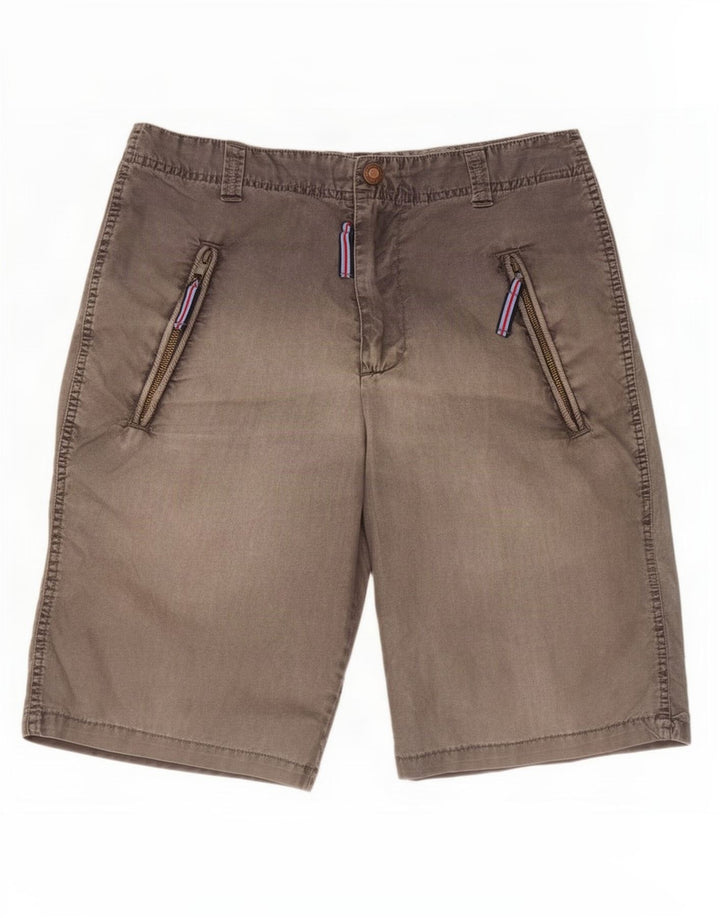 Pantaloni scurți chino pentru bărbați Zara EU 38 Small W30 Gri Poliester