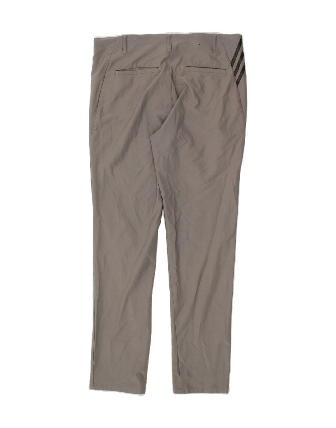 ADIDAS Mens Slim Chino Trousers W32 L32 Grey Polyamide Vintage Adidas and Second-Hand Adidas from Messina Hembry 