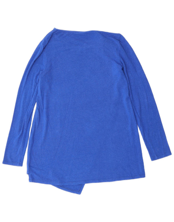 Phase Eight Tunic cu mânecă lungă asimetrică pentru femei UK 14 Large Blue