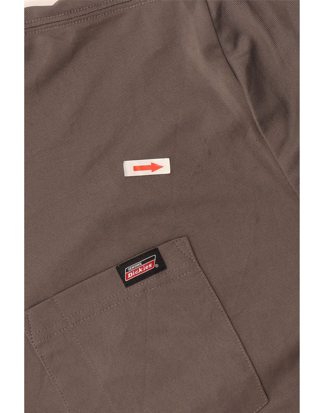 Top pentru bărbați Dickies cu mânecă lungă XL poliester gri