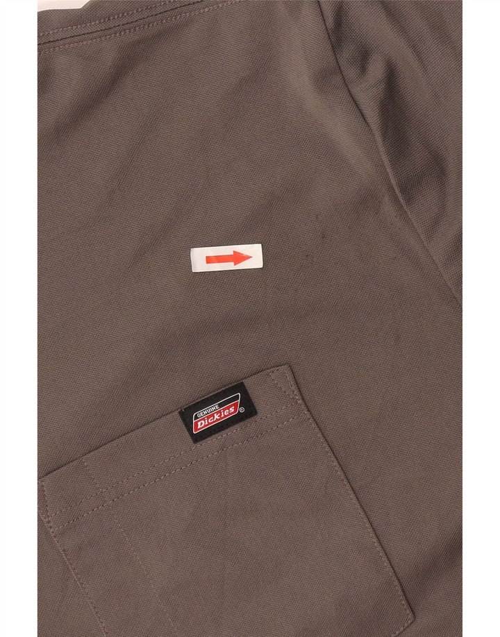 Top pentru bărbați Dickies cu mânecă lungă XL poliester gri
