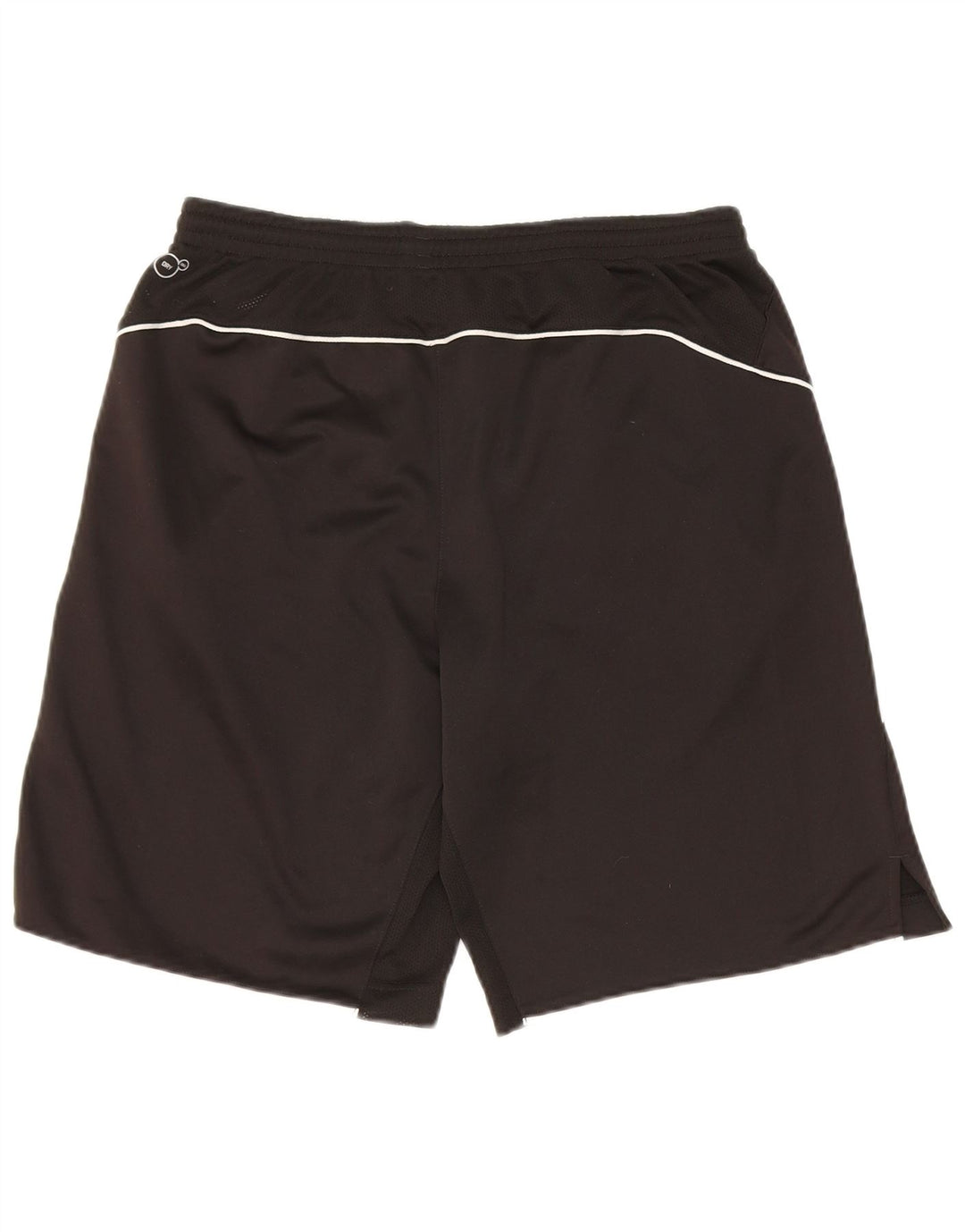 Pantaloni scurți sport grafic Puma pentru bărbați, poliester mediu negru