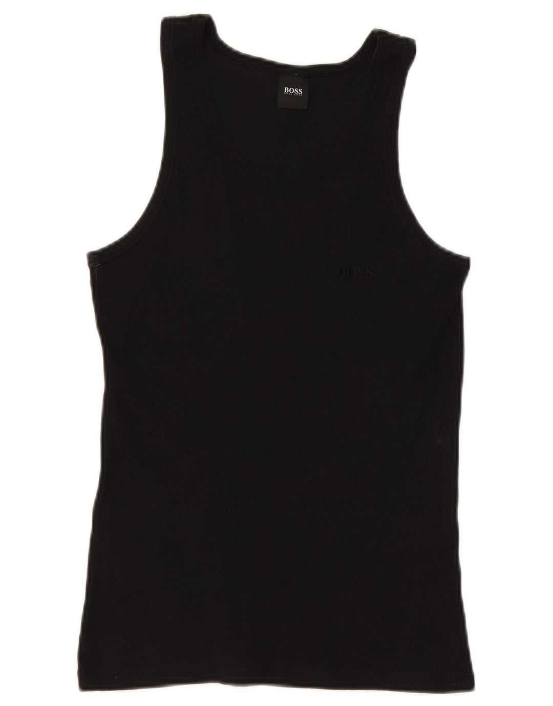 Vestă pentru bărbați Hugo Boss XS, bumbac negru