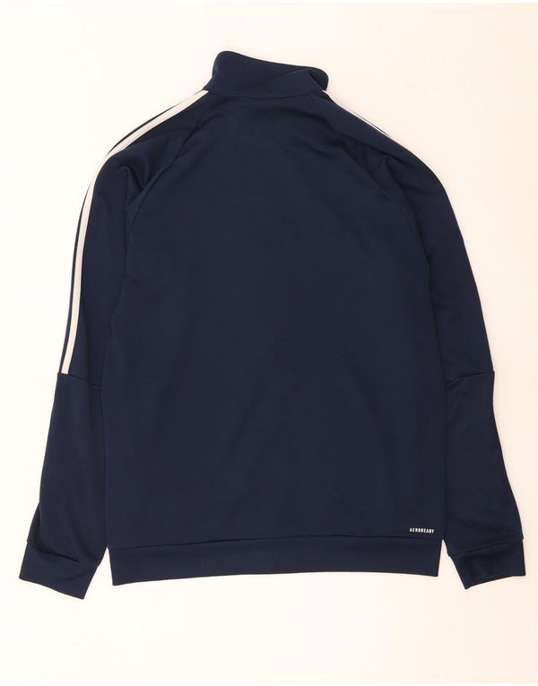 Jachetă de top pentru trening Aeroready pentru bărbați Adidas UK 44/46 Mare bleumarin