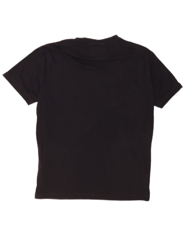 Tricou grafic pentru bărbați Emporio Armani Top mare din bumbac negru