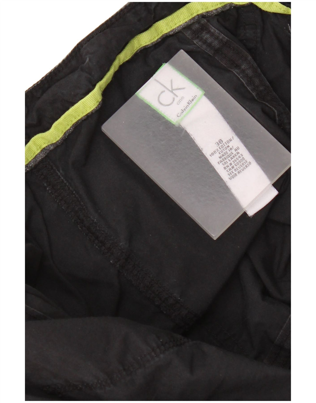 Pantaloni scurți cargo pentru bărbați Calvin Klein W36, bumbac negru mare