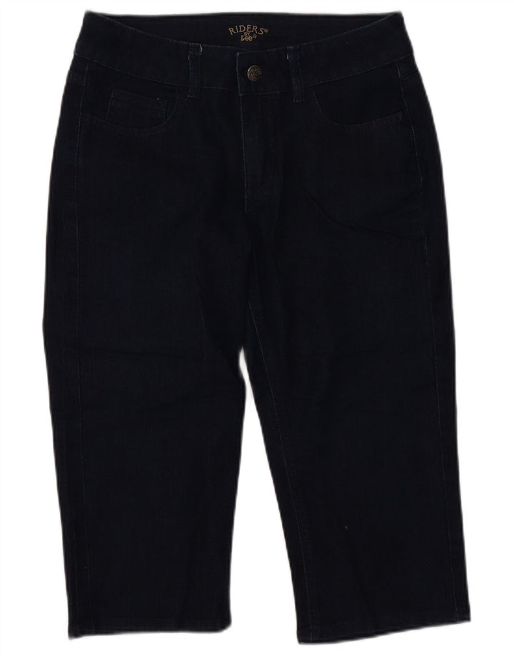 Blugi Capri Riders LEE pentru femei US 8 Medium W30 L18 Bumbac bleumarin