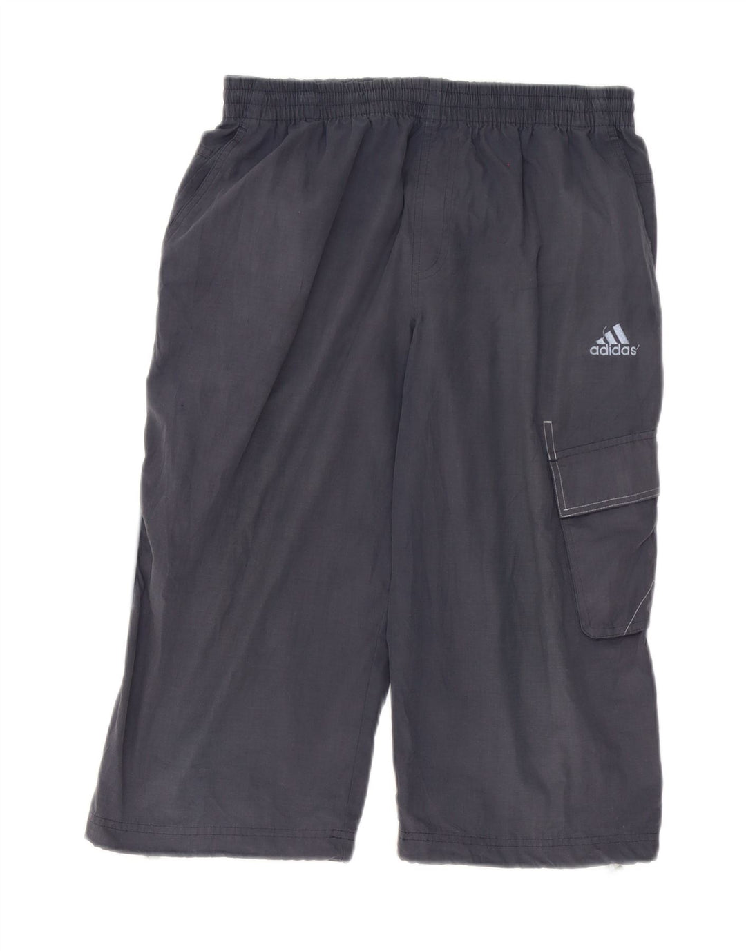 Pantaloni scurți sport Bermuda Adidas pentru bărbați, poliester, albastru mic