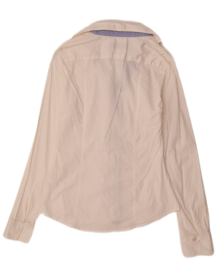 Cămașă Dack's pentru femei UK 12 Bumbac alb mediu