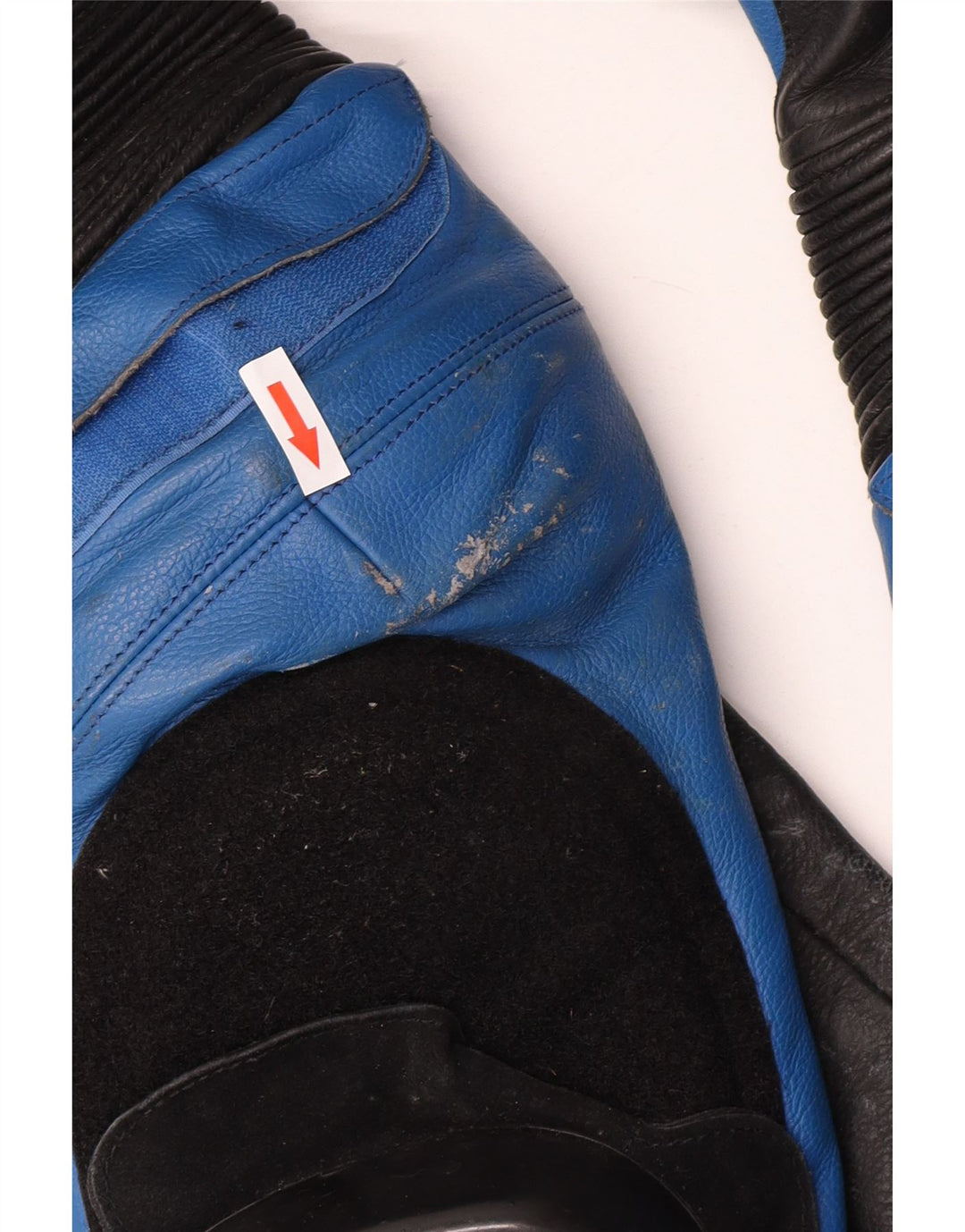 Salopetă din piele AXO Racer Graphic pentru bărbați IT 56 2XL Piele color bloc albastru