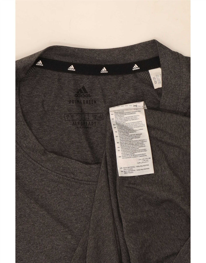 Tricou pentru bărbați Adidas Aeroready Top mare poliester gri