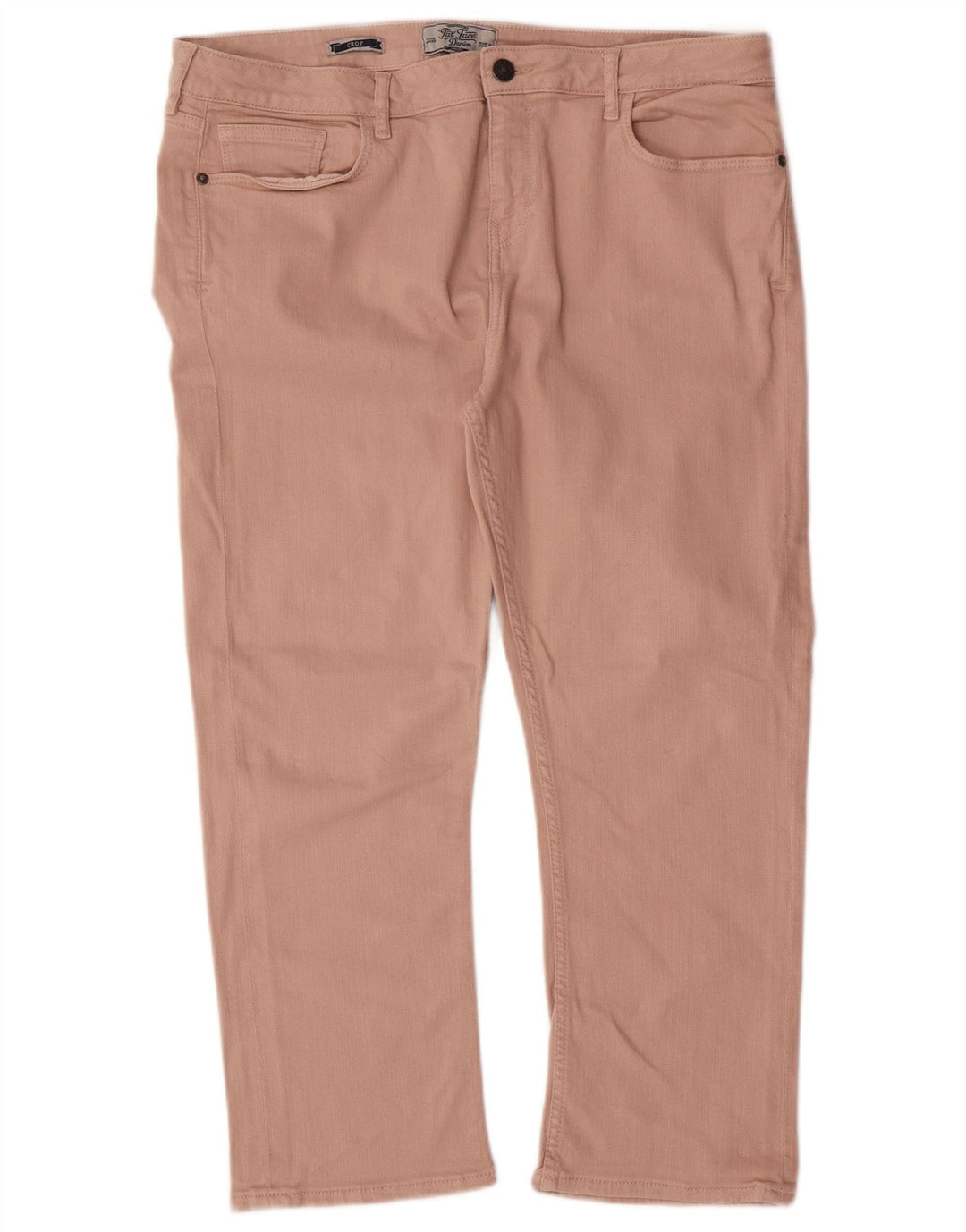 FAT FACE Blugi tăiați pentru femei UK 16 Large W34 L23 Pink Bumbac