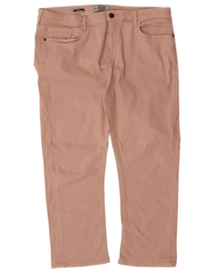 FAT FACE Blugi tăiați pentru femei UK 16 Large W34 L23 Pink Bumbac