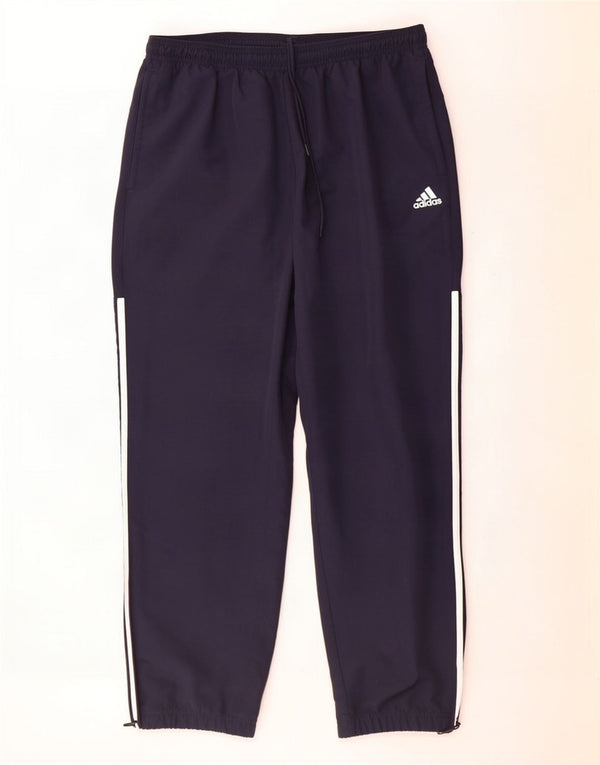 Pantaloni de trening pentru bărbați Adidas Pantaloni de jogging 2XL poliester bleumarin