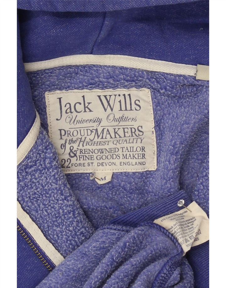 Pulover Jack Wills pentru bărbați, cu fermoar grafic, bumbac albastru mediu