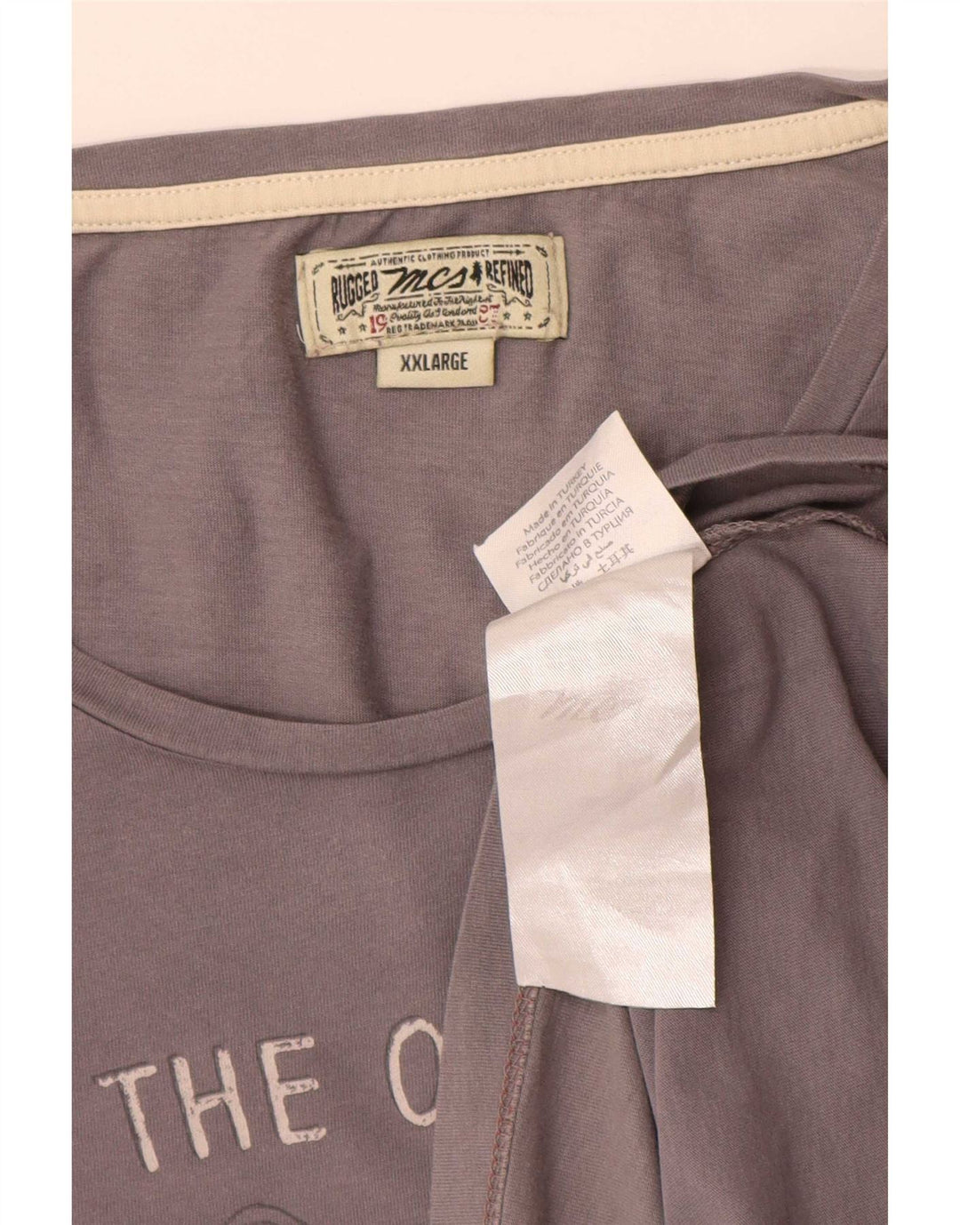 Tricou grafic Marlboro Classics pentru bărbați Top 2XL bumbac gri