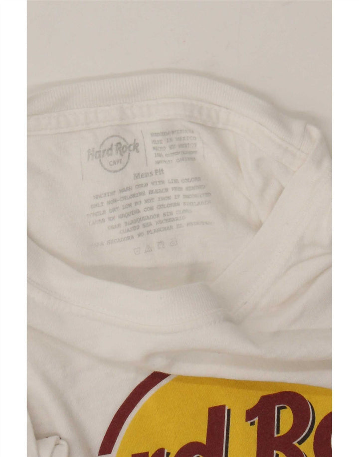 Hard Rock Cafe Tricou grafic Aruba pentru bărbați Top, mediu, alb, bumbac