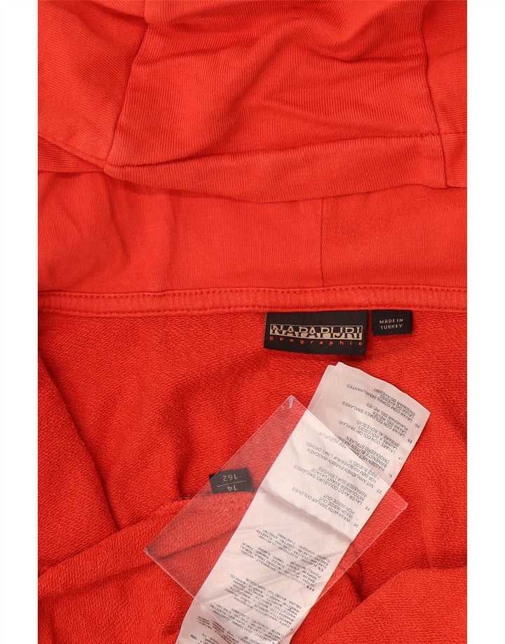 NAPAPIJRI Pulover Băieți 13-14 Ani Bumbac Roșu