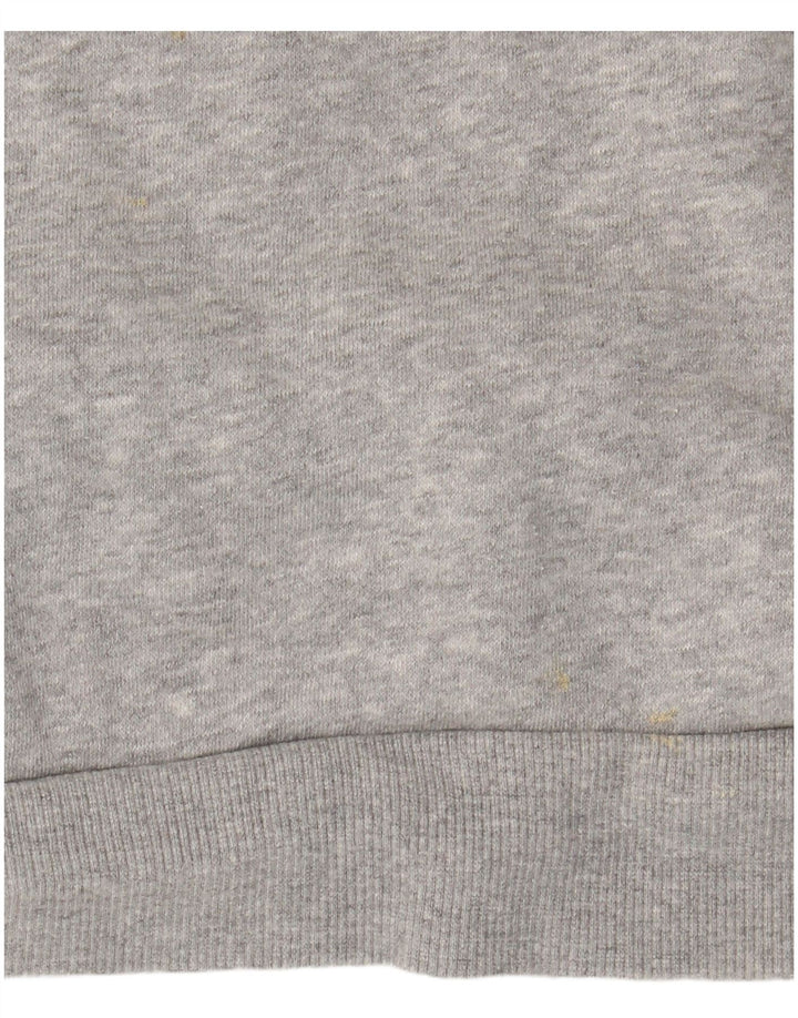 Pulover ADIDAS pentru băieți, cu glugă, 13-14 ani, gri bumbac