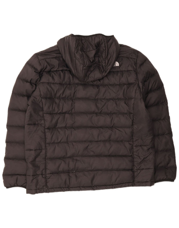 Jachetă căptușită cu glugă The North Face pentru bărbați UK 44 2XL Nylon negru