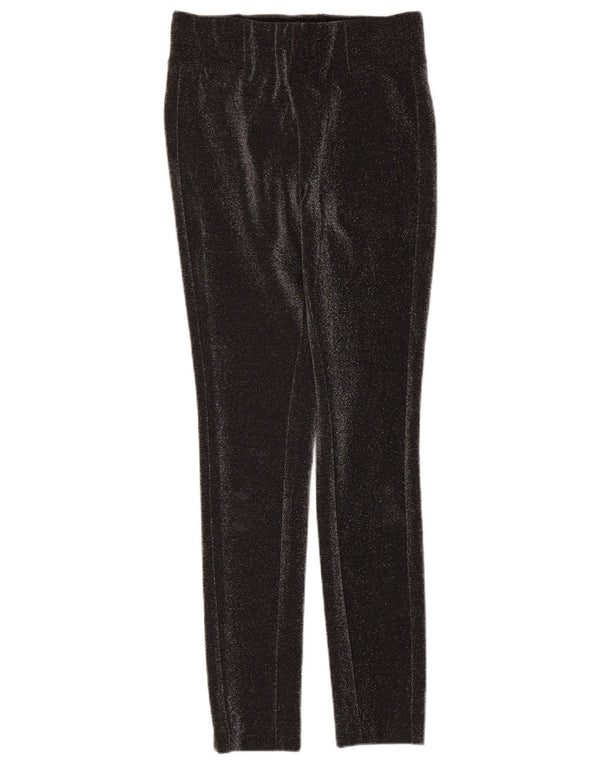 Marks & Spencer Womens Leggings UK 8 Small Black Flecked