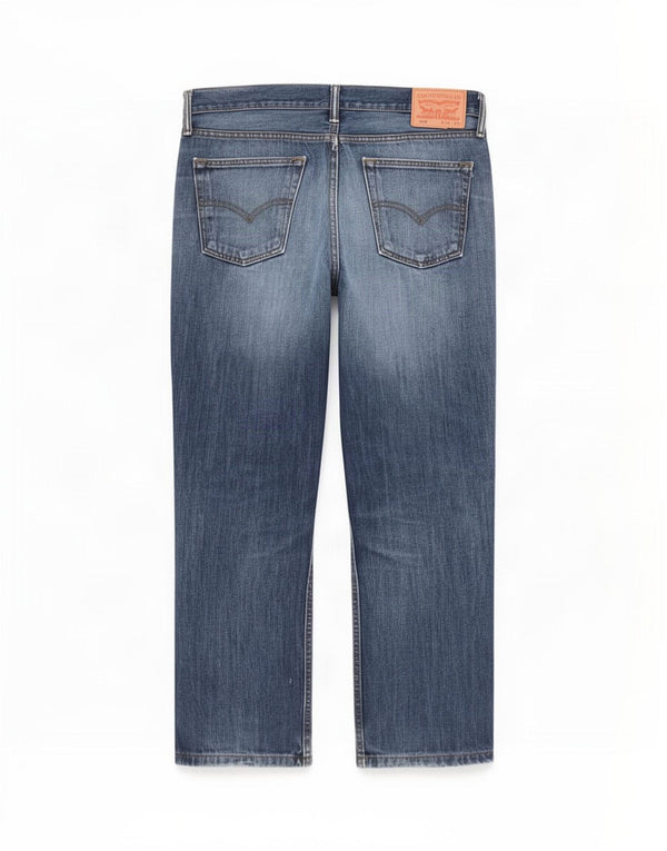 Blugi drepți distressed 514 Levi's pentru bărbați L34 L30 Bumbac albastru