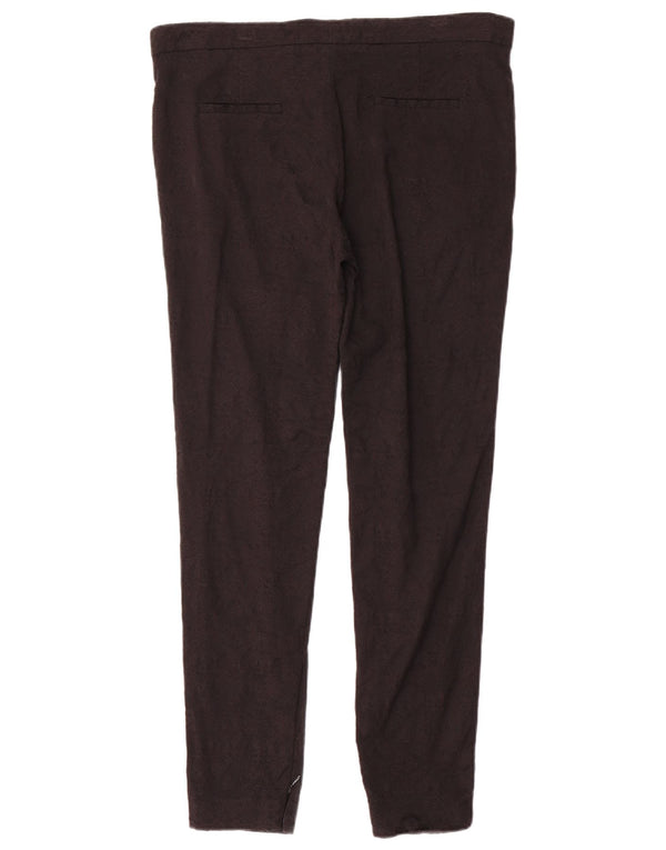 Pantaloni chino slim pentru femei Zara L30 L30 Viscoză neagră