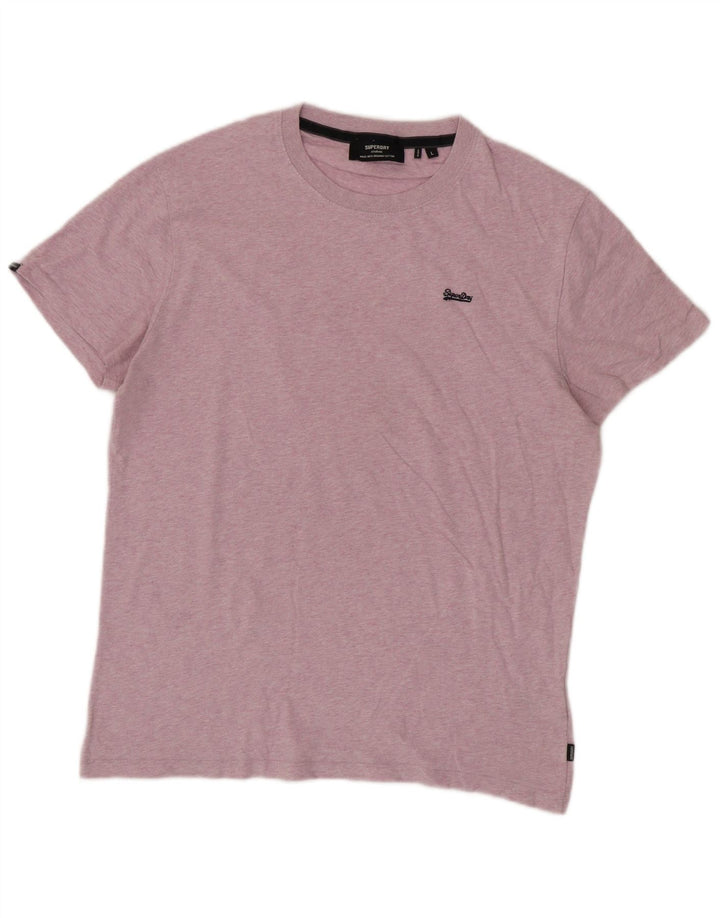 SUPERDRY tricou pentru bărbați Top mare, roz, bumbac cu pete