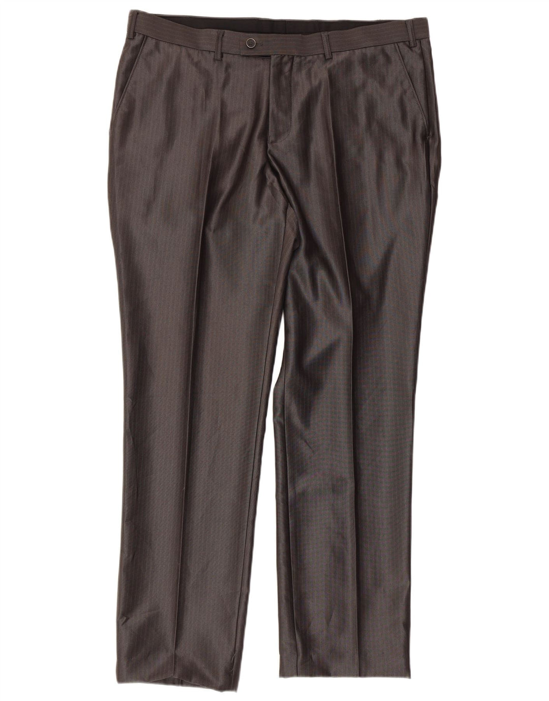 Costum pentru bărbați Angelo Litrico 3 piese EU 54 2XL W38 L30 Gri Pinstripe Classic