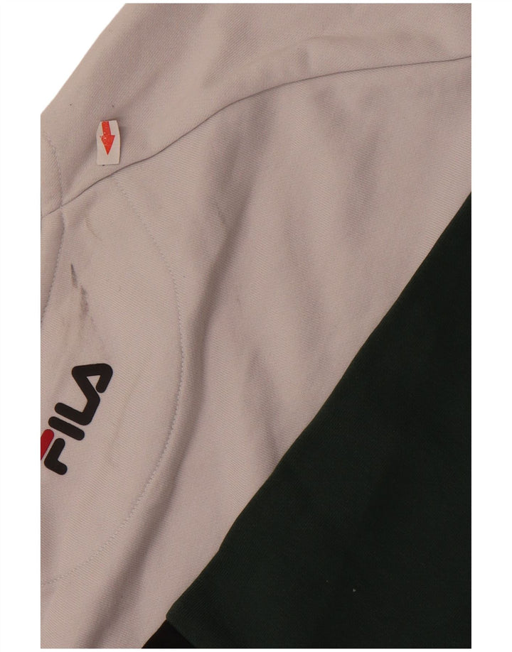 Hanorac grafic pentru bărbați Fila Jumper XL, verde, color block