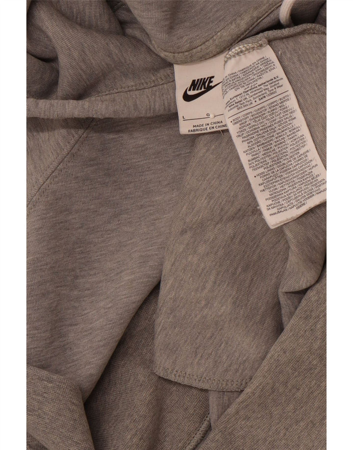 Pulover NIKE pentru bărbați, cu capota, mare, gri, bumbac