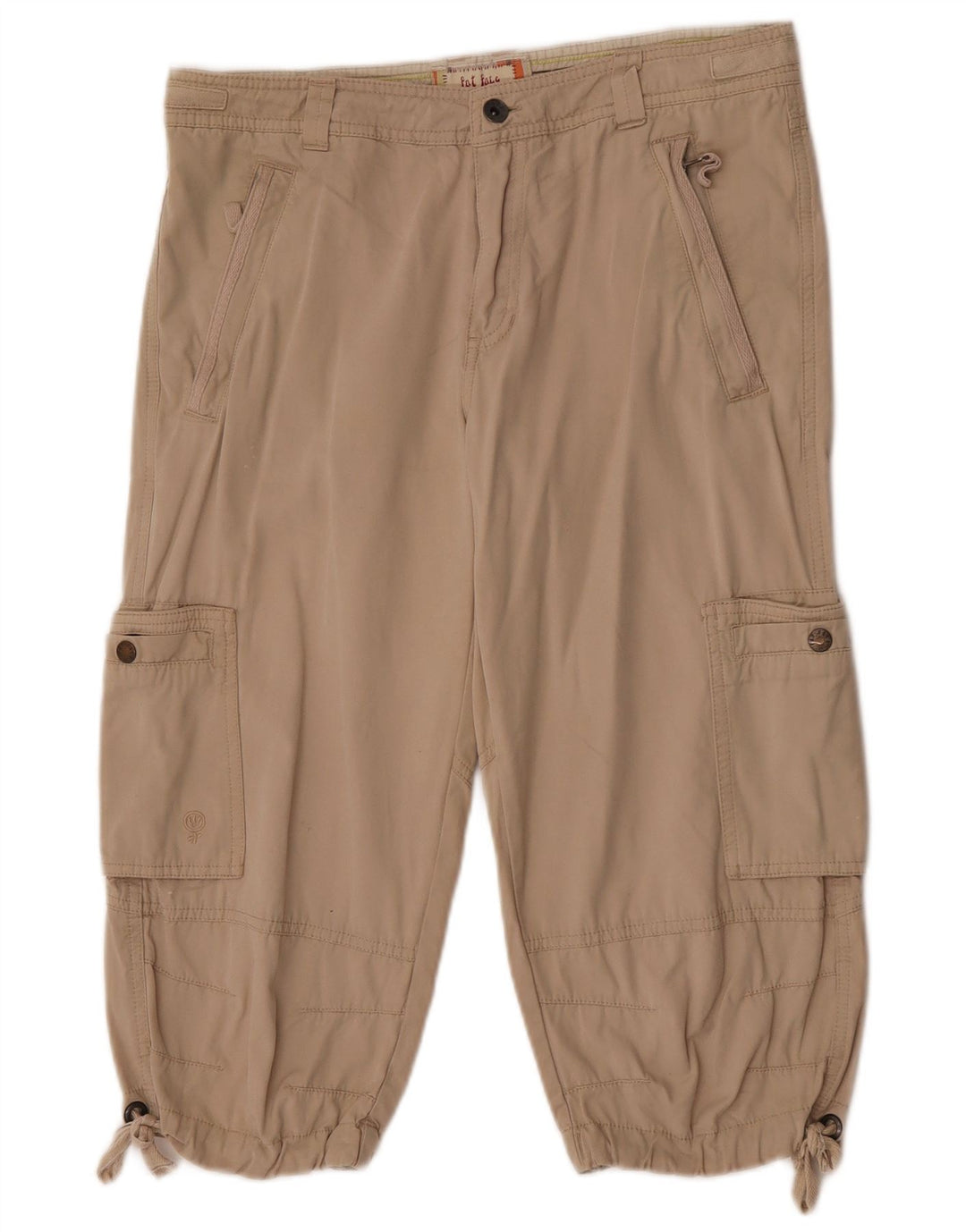 Bermude pentru femei Fat Face Cargo UK 12 Medium W32 Bej Bumbac