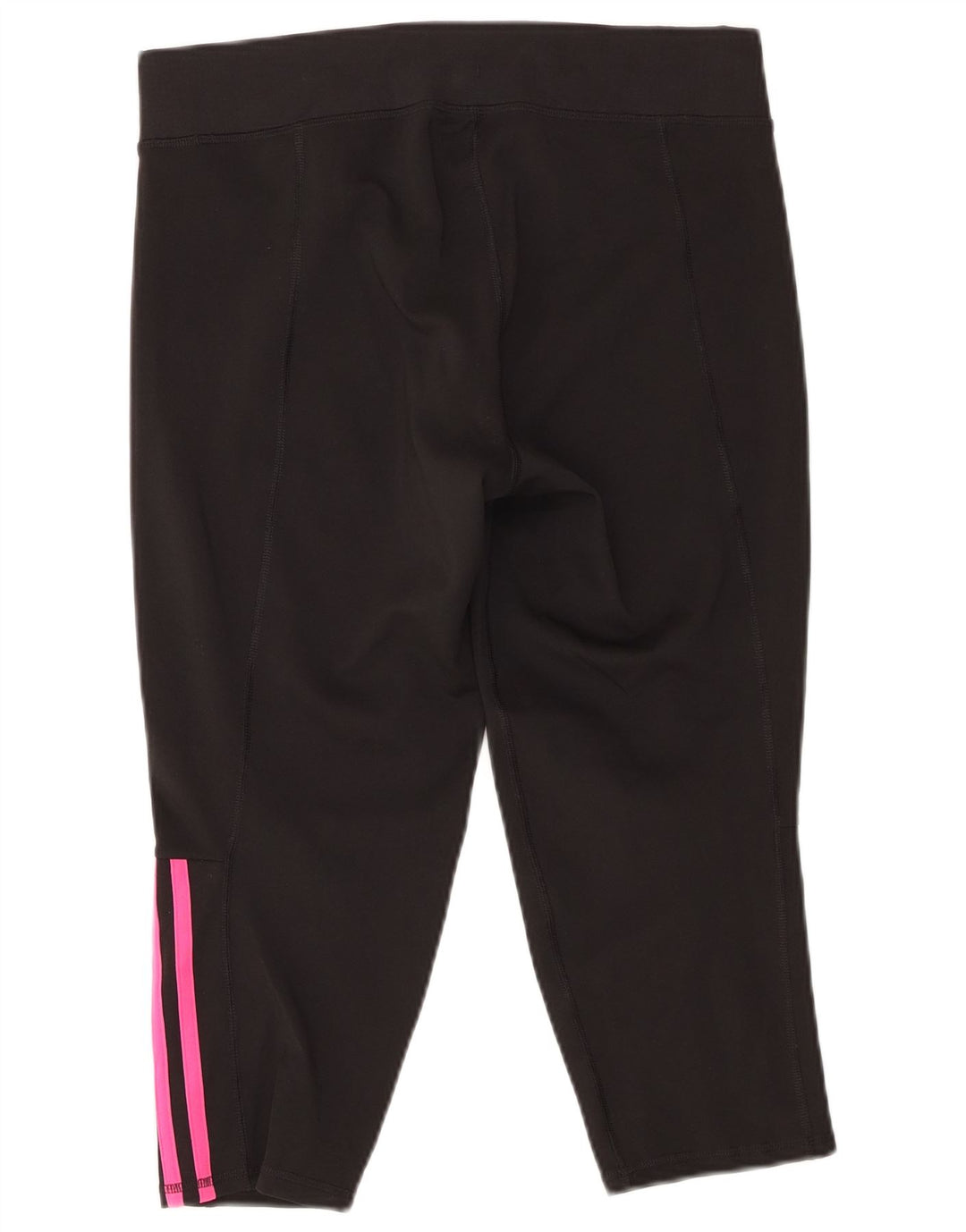 Pantaloni de trening Capri ADIDAS pentru femei Marea Britanie 16/18 Poliester negru mare