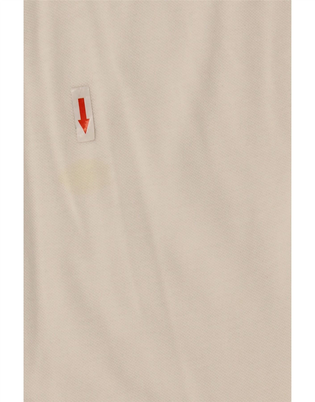 Tricou polo Adidas pentru femei UK 12, bumbac alb mediu