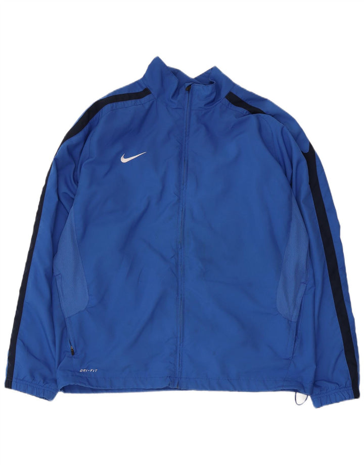Jachetă de trening pentru bărbați Nike XL, albastru, poliester, sport