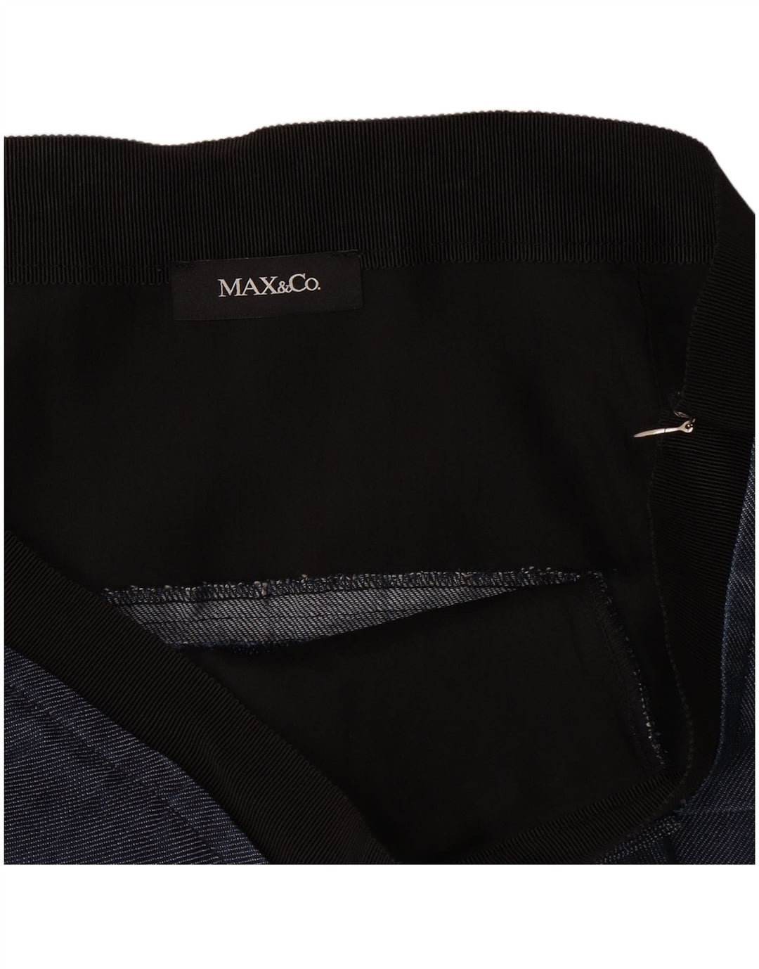 Max&Co. Fusta peplum pentru femei mare W32 bleumarin, viscoză
