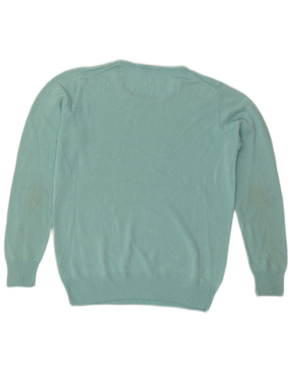 Pulover pentru femei Marks & Spencer cu decolteu rotund UK 10 Turcoaz mic