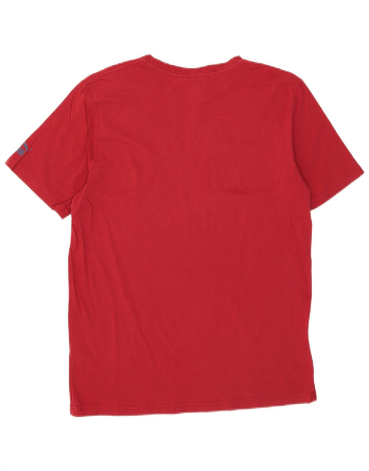 Tricou grafic Puma pentru bărbați Top, bumbac roșu mediu