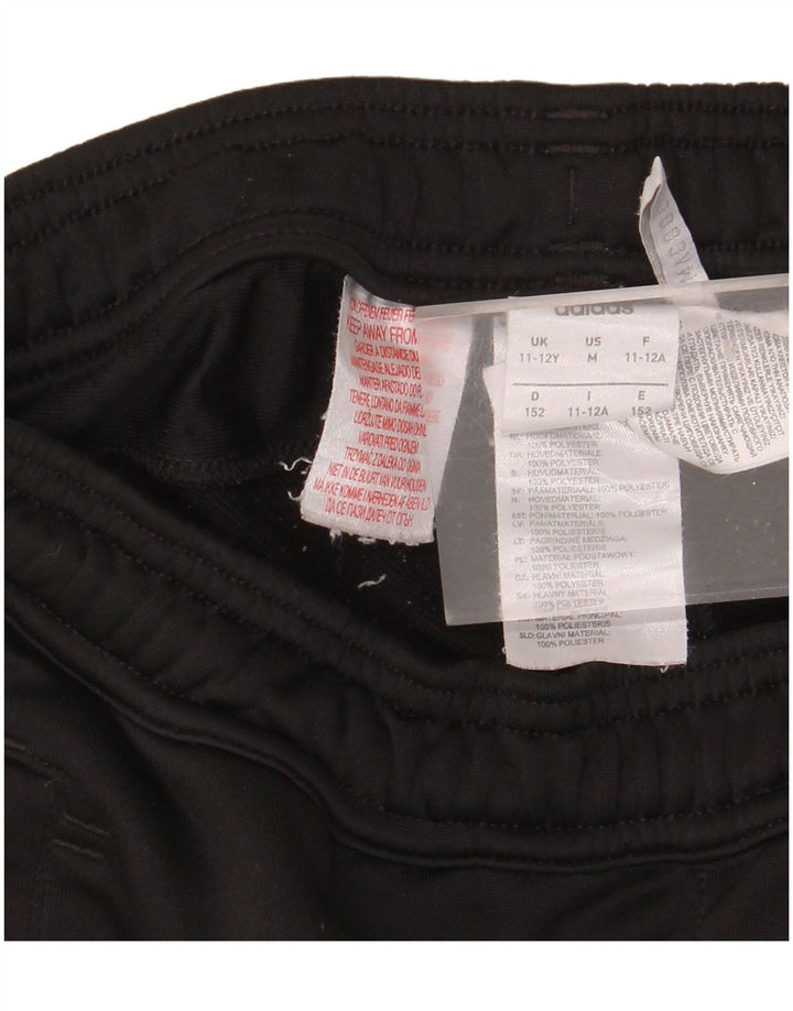 Pantaloni de trening ADIDAS Real Madrid pentru baieti 11-12 ani poliester negru