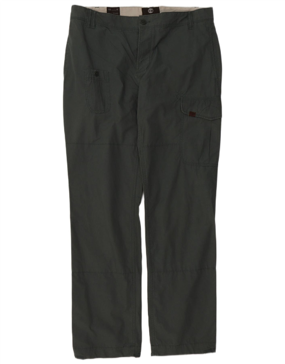 Pantaloni cargo drepti pentru bărbați TIMBERLAND L36 L34 bumbac verde