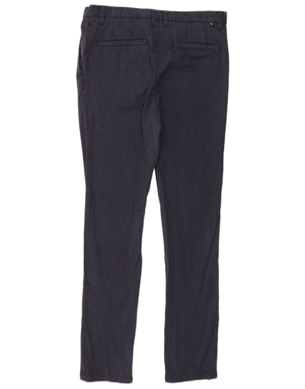 Pantaloni chino slim pentru bărbați Ted Baker L30 L31 poliester bleumarin